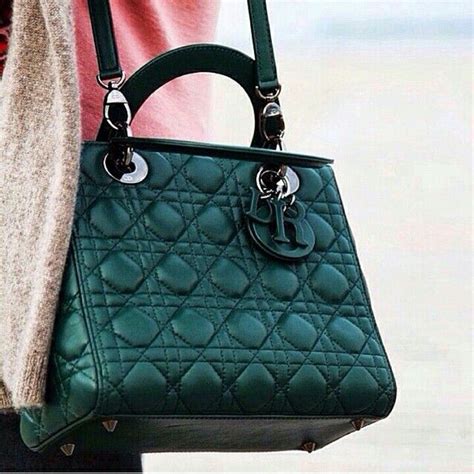 green dior handbag|christian dior green bag.